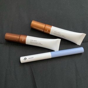 Glossier solar paint bronzers and lid tint bundle